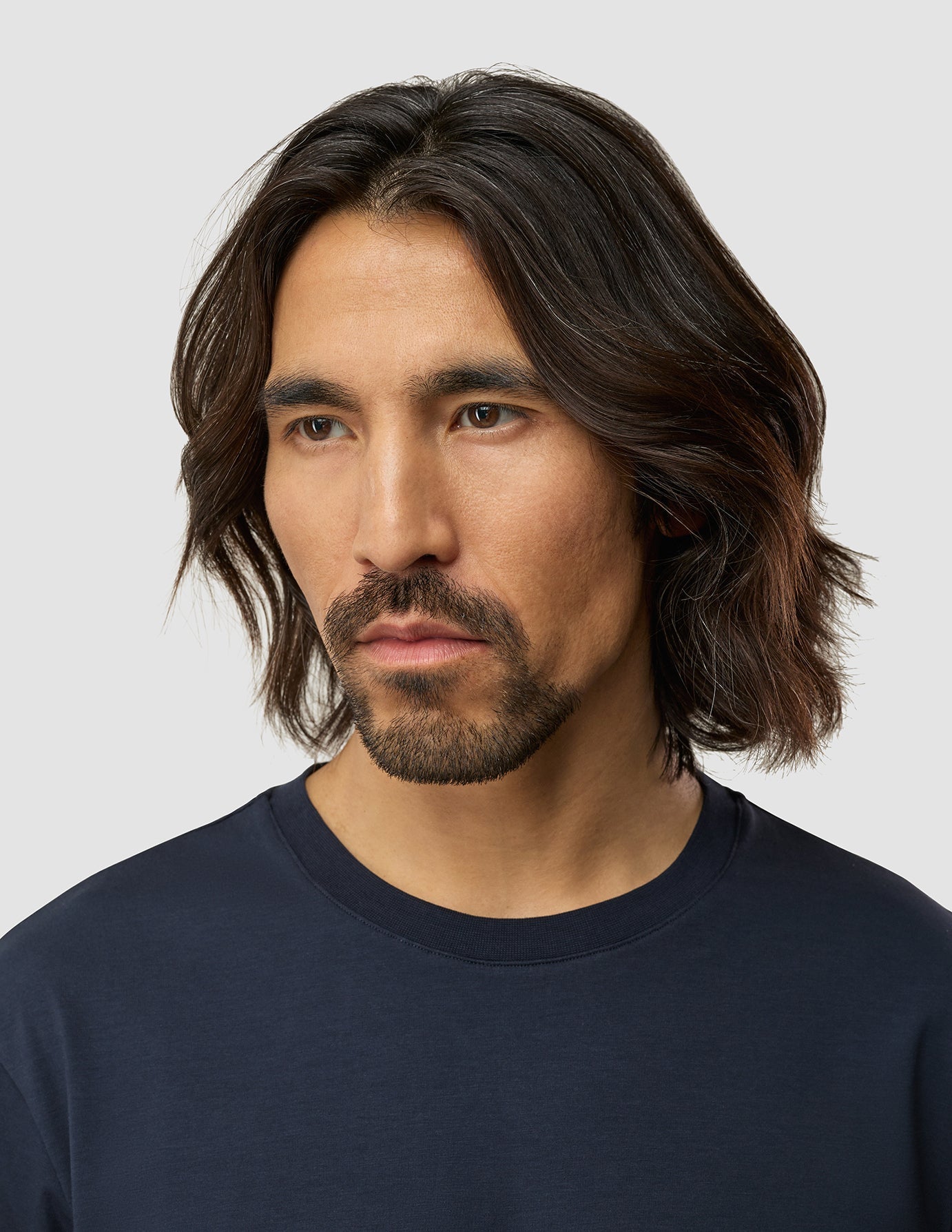 Supima T-shirt Box Fit Dark Navy